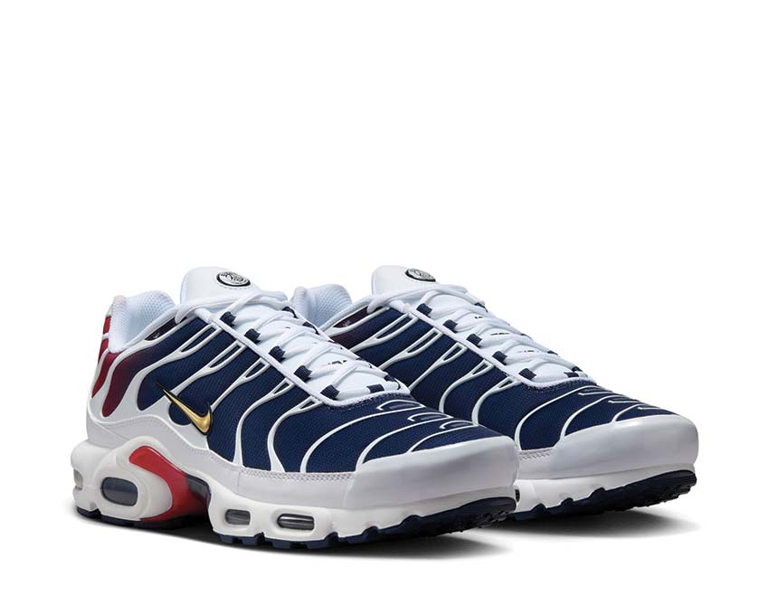 Nike Air Max Plus "PSG" White / Metallic Gold - Midnight Navy FZ4776-100