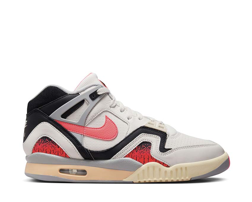 Nike Air Tech Challenge II Qs Phantom / Hot Lava - Black - Flt Silver - Pale Ivory FZ9033-001
