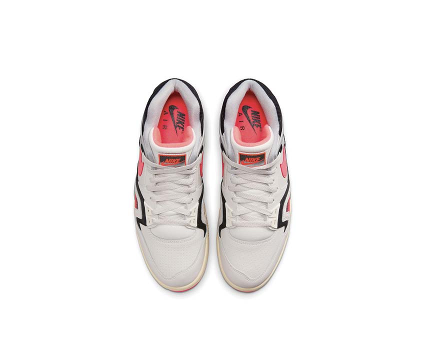 Nike Air Tech Challenge II Qs Phantom / Hot Lava - Black - Flt Silver - Pale Ivory FZ9033-001