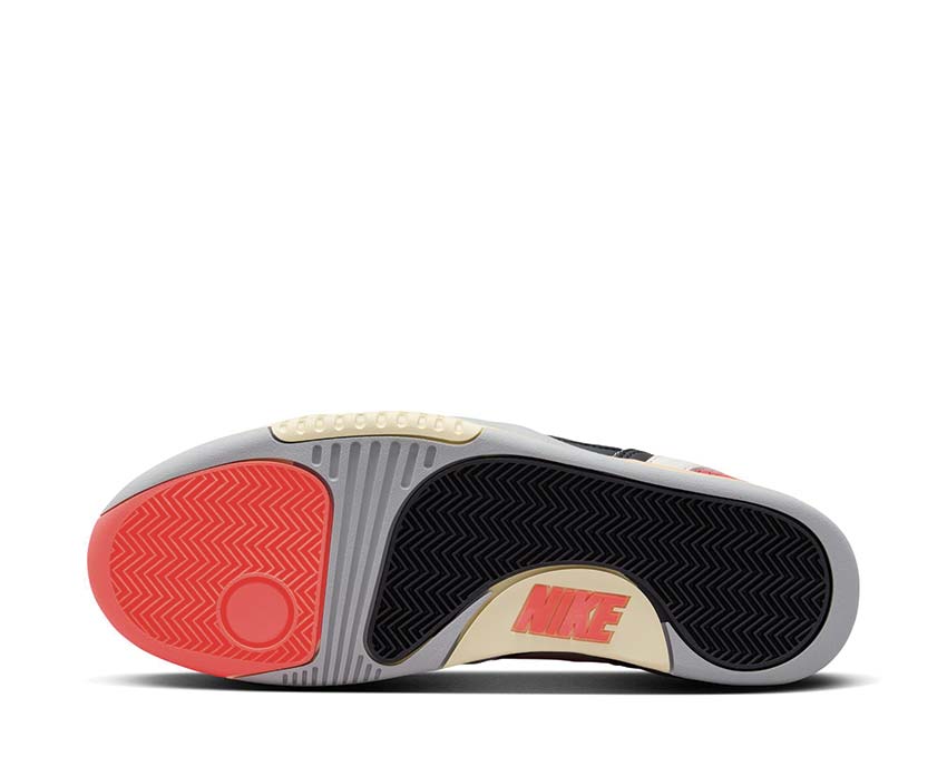 Nike Air Tech Challenge II Qs Phantom / Hot Lava - Black - Flt Silver - Pale Ivory FZ9033-001