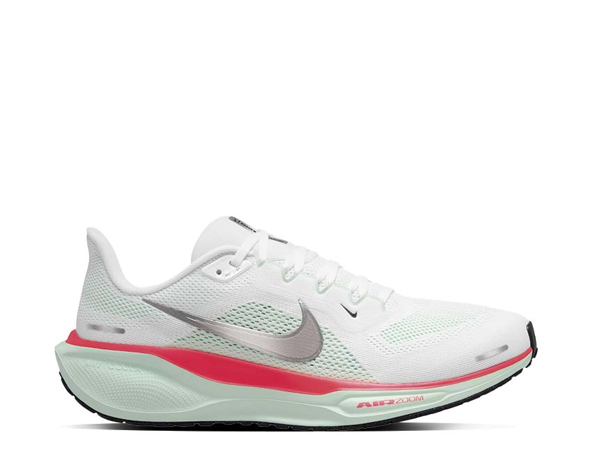  Nike Air Zoom Pegasus 41 White / Metallic Silver - Barely Green - Brt Crimson FD2722-115 
