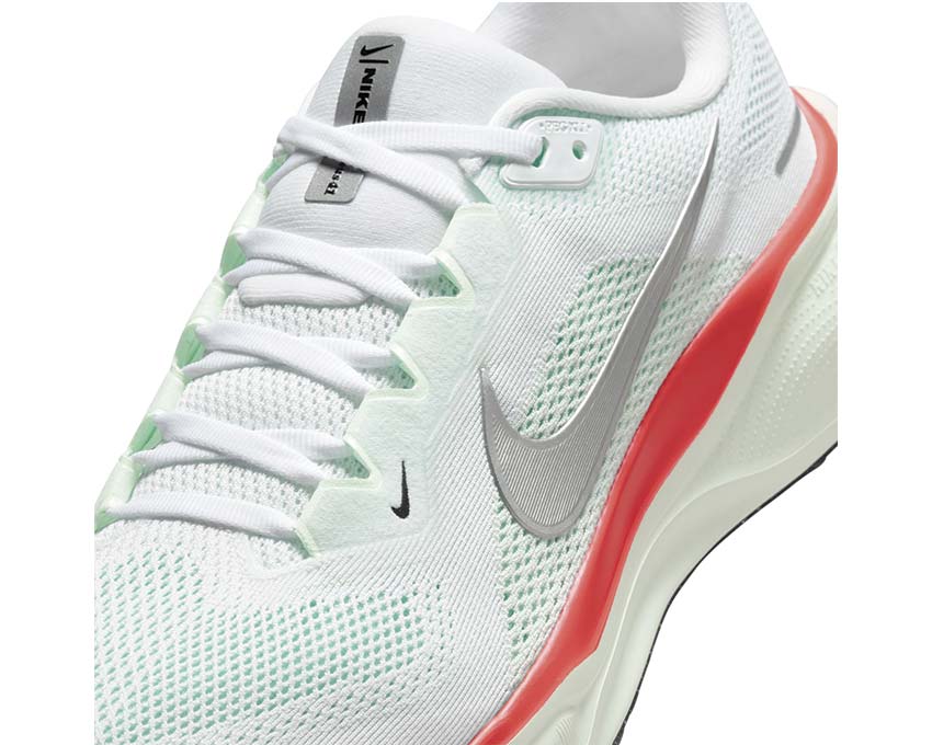  Nike Air Zoom Pegasus 41 White / Metallic Silver - Barely Green - Brt Crimson FD2722-115 