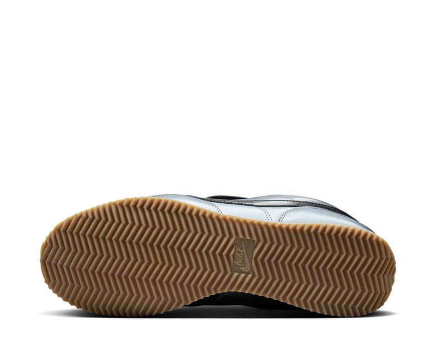 Nike Cortez LTR SE Mtlc Cool Grey / Black - Gum Dark Brown HQ3490-099