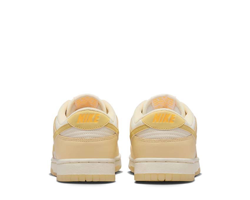 Nike Dunk Low W Muslin / Team Gold - Pale Ivory - Laser Orange FZ2552-100