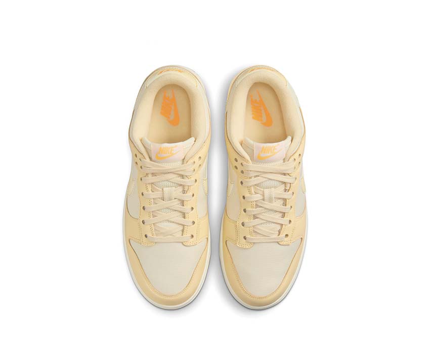 Nike Dunk Low W Muslin / Team Gold - Pale Ivory - Laser Orange FZ2552-100