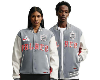 Nike England x Palace Varsity Jacket - Coloris Gris - Homme - IM6636-065