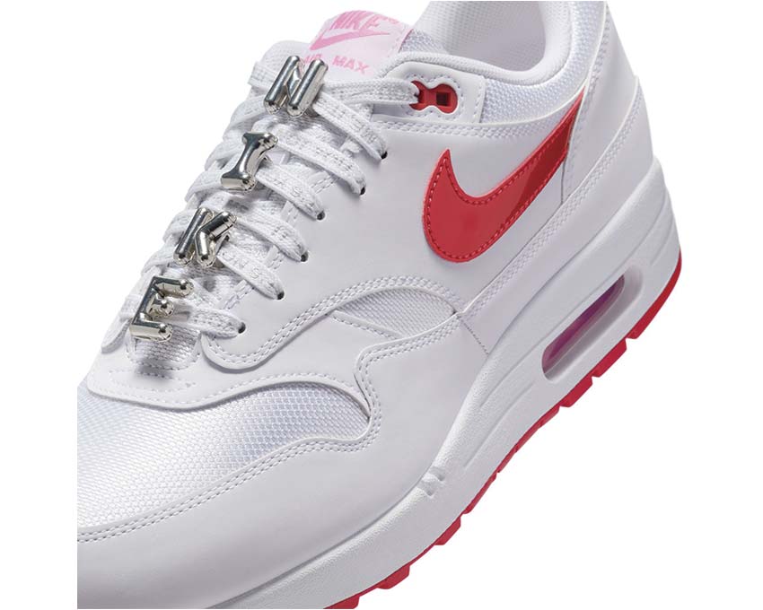 Nike Nike Air Max 1 Premium White / University Red - Playful Pink HV2303-100 