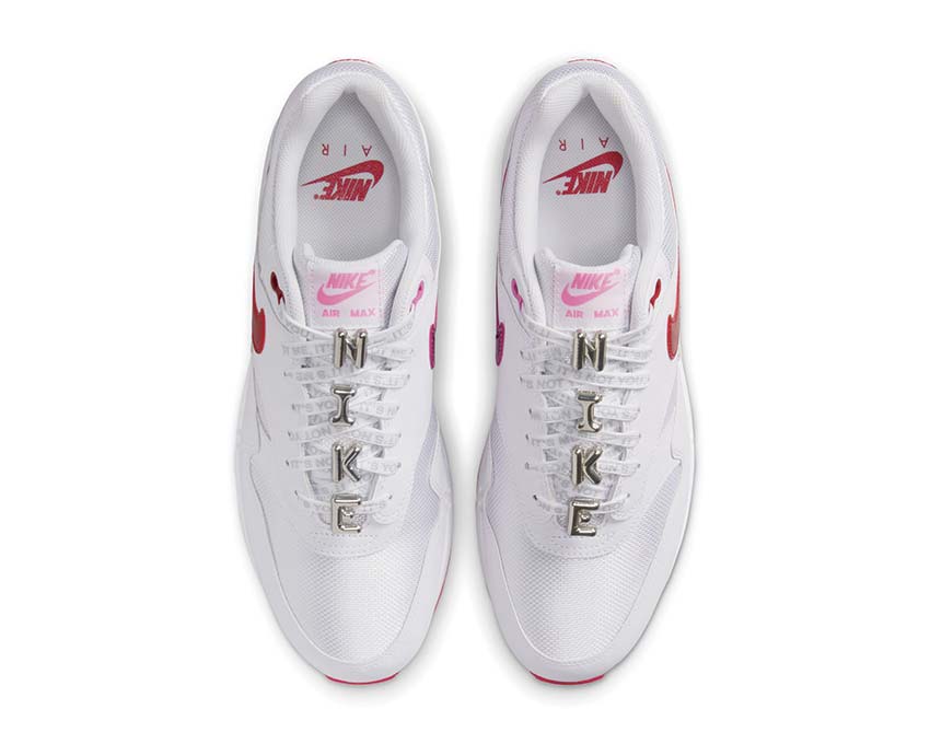 Nike Nike Air Max 1 Premium White / University Red - Playful Pink HV2303-100 