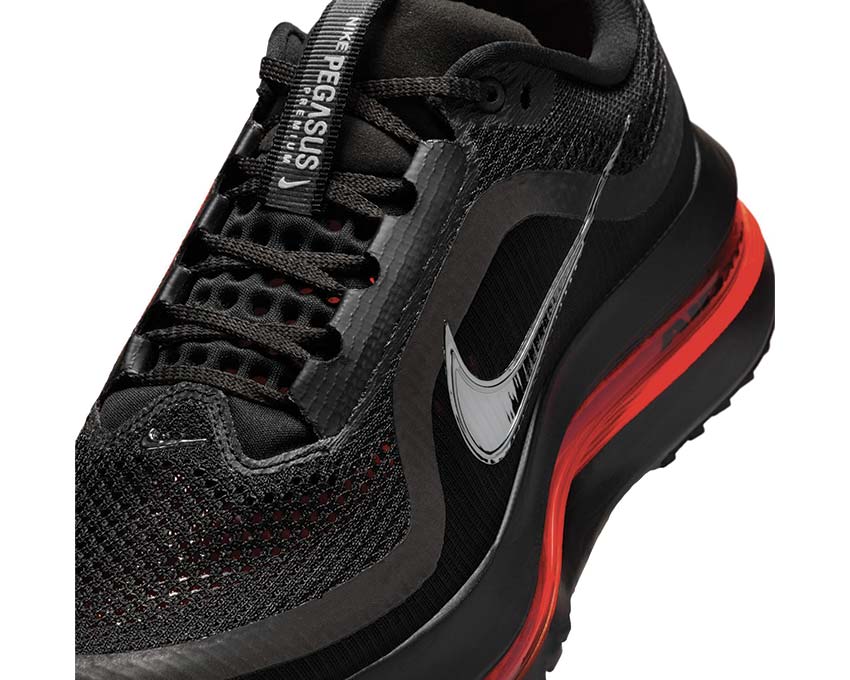 Nike Pegasus Premium W Black / Metallic Silver - Bright Crimson HQ2593-003