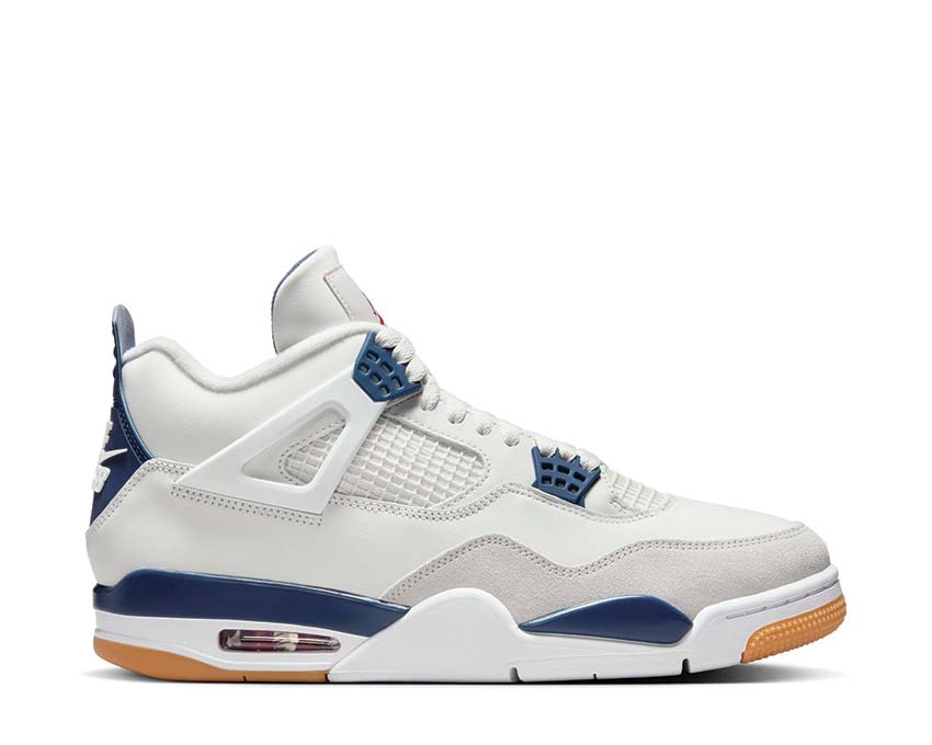 Nike SB Air Jordan 4 Summit White / White - Navy - Neutral Grey DR5415-100