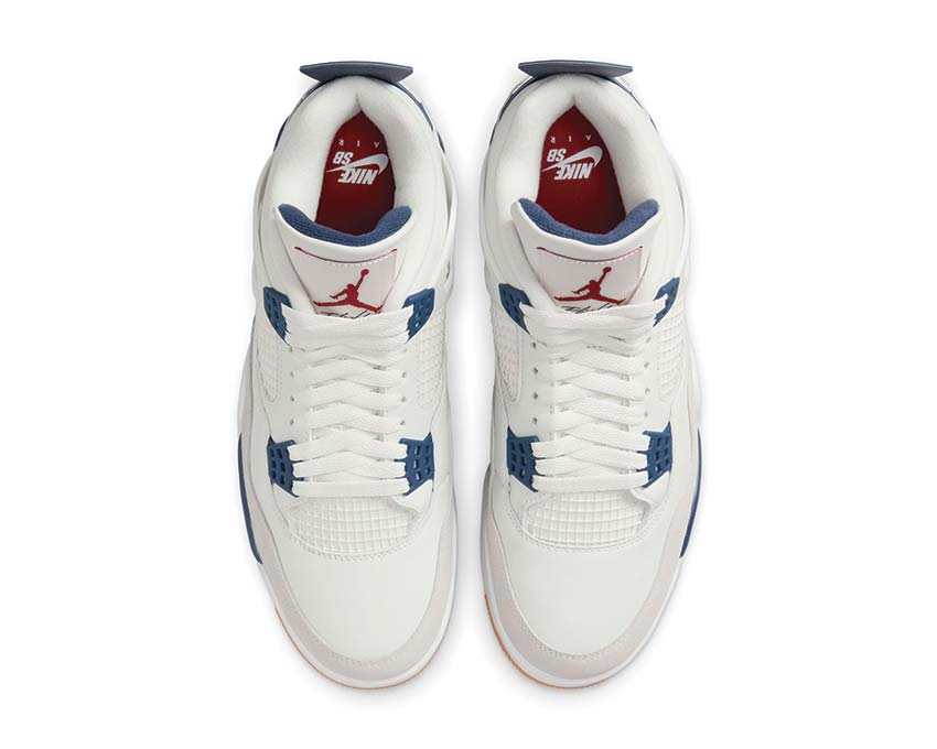 Nike SB Air Jordan 4 Summit White / White - Navy - Neutral Grey DR5415-100