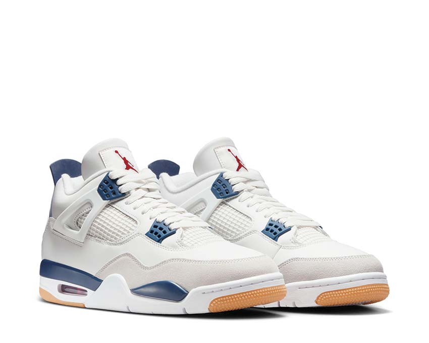 Nike SB Air Jordan 4 Summit White / White - Navy - Neutral Grey DR5415-100