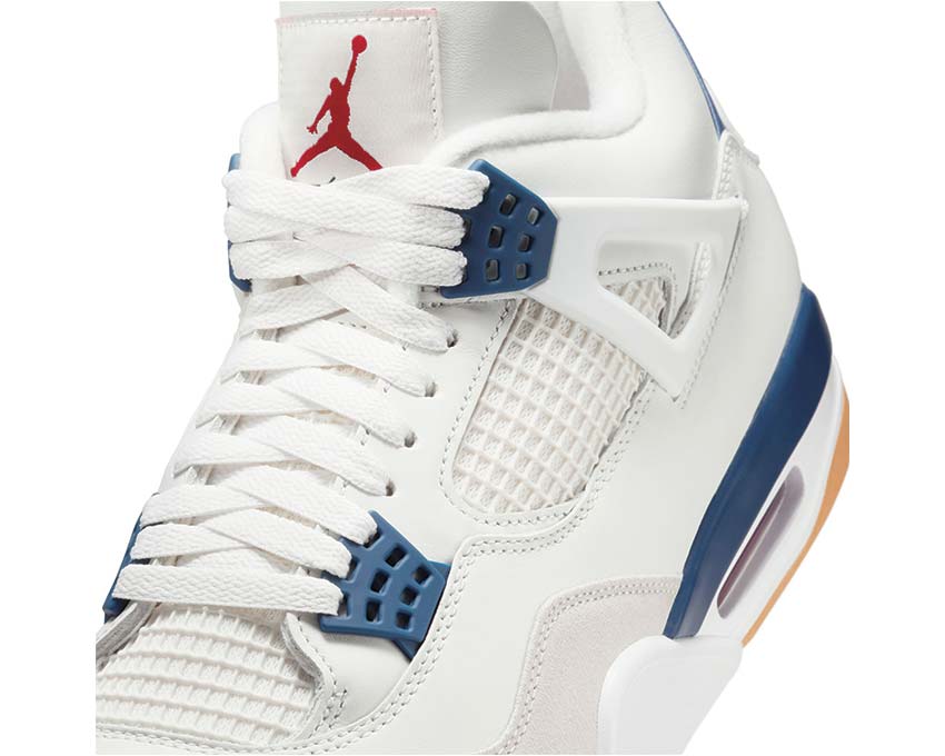  Nike SB Air Jordan 4 Summit White / White - Navy - Neutral Grey DR5415-100 