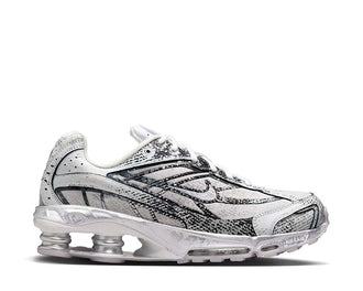 Nike Shox Ride 2 Metallic Platinum - White and Metallic Platinum colorway - Men's sneaker - noirfonce.eu