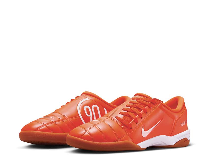 Nike T90 SP Safety Orange / White - Gum Med Brown HJ9351-800