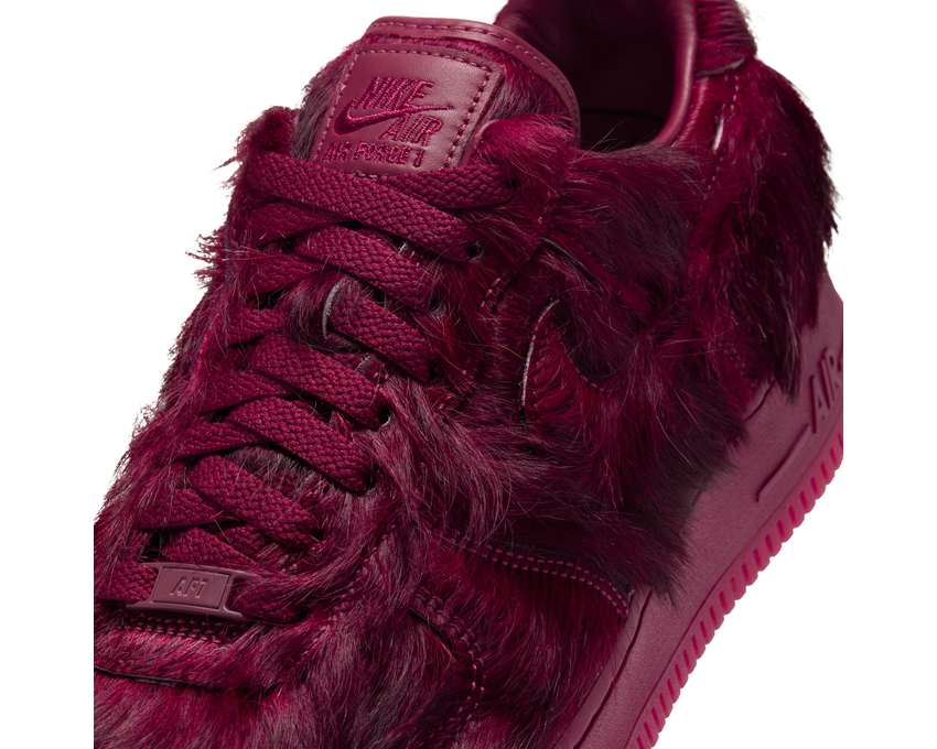 Nike Air Force 1 "Team Red Fur"