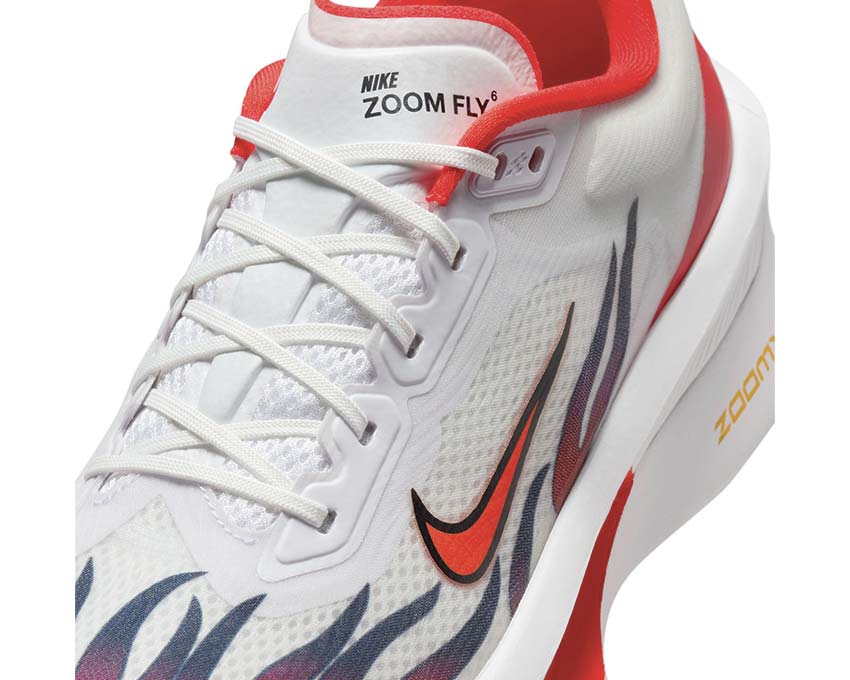 Nike Zoom Fly 6 Prm White / Habanero Red - Black - University Red HQ3498-100