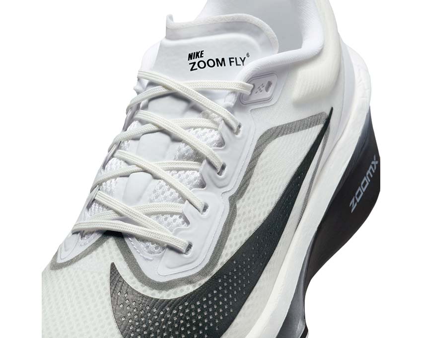  Nike Zoom Fly 6 White / Black - Smoke Grey - Metallic Silver FN8454-100