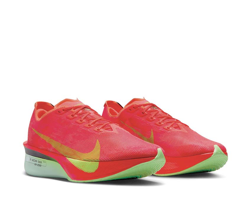 Nike Zoomx Vaporfly Next 4% Bright Crimson / Lime Blast - Mint Foam HF6414-600