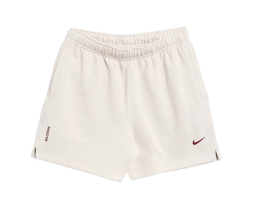 Nike x Drake NOCTA Fleece Short Beige / Team Red FQ0408-104