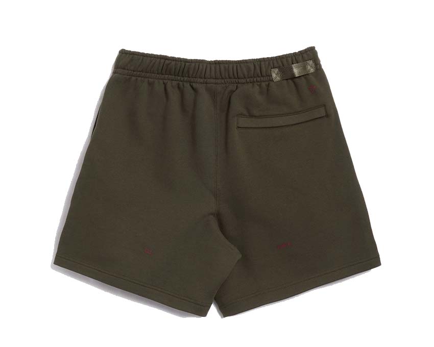 Nike x Drake NOCTA Fleece Short Cargo Khaki / Team Red FQ0408-325