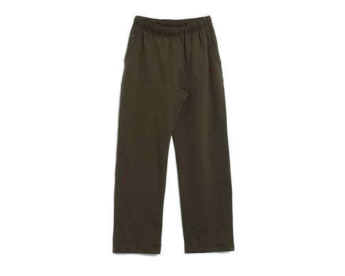 Nike x Drake NOCTA Open Hem Fleece Pants Cargo Khaki / Team Red FZ4675-325