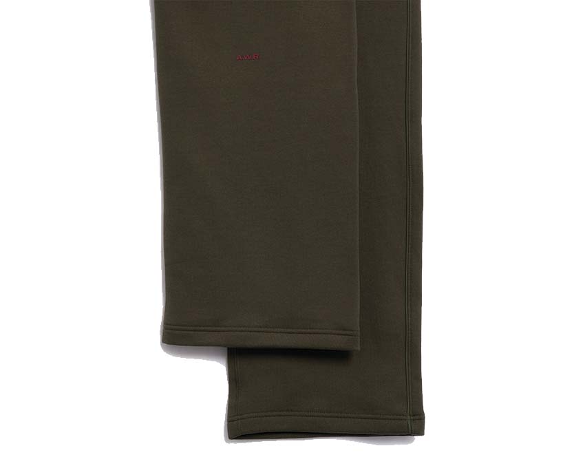 Nike x Drake NOCTA Open Hem Fleece Pants Cargo Khaki / Team Red FZ4675-325
