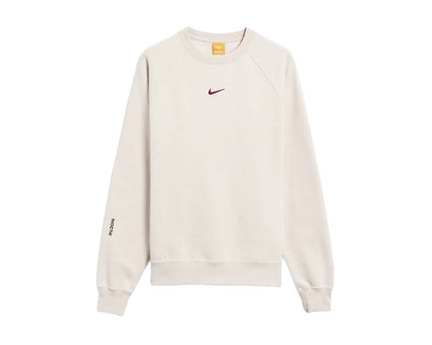  Nike x NOCTA CS Fleece Crewneck Beige / Team Red FN8160-104