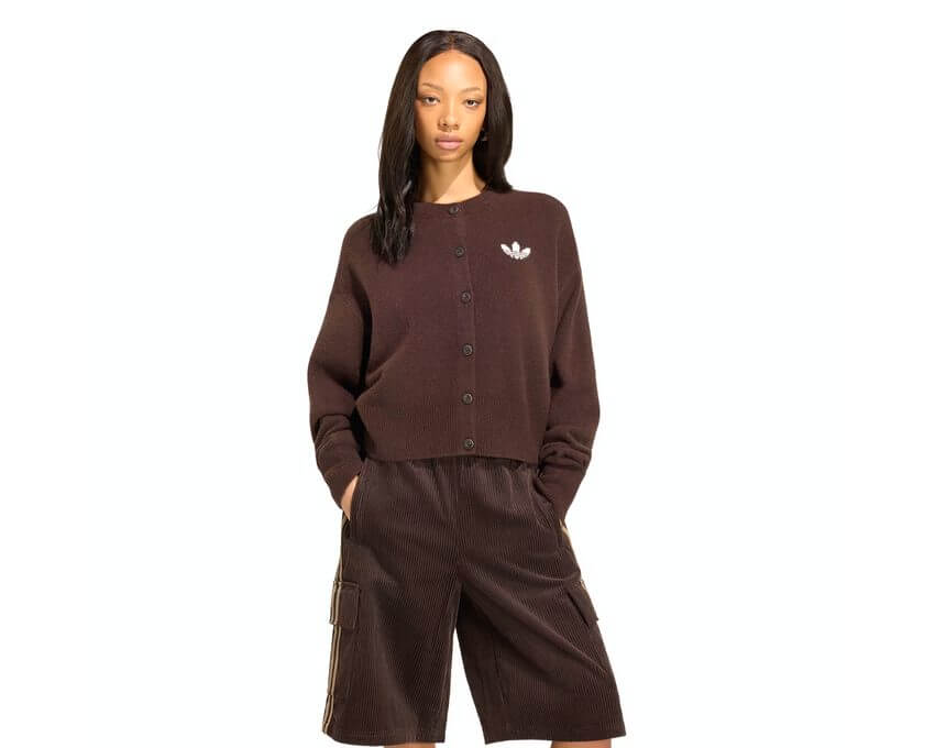 Adidas Essentials Knit Cardigan "Aurora Coffee"