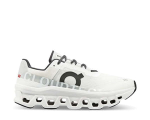 On Cloudmonster W All White — running femme CloudTec oversized tout blanc
