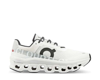 On Cloudmonster All White — zapatilla running hombre CloudTec amortiguación larga distancia