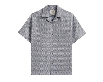 Portuguese Flannel Abstract Tile Shirt SS26.002