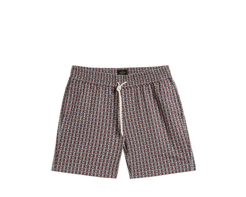 Portuguese Flannel Abstract Tile Short SS25.003