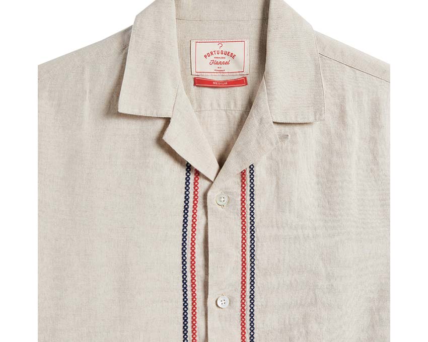 Portuguese Flannel Cross Stitch Shirt SS25.020