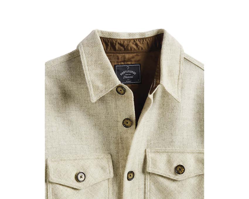 Portuguese Flannel Wool Field Overshirt AW25.082