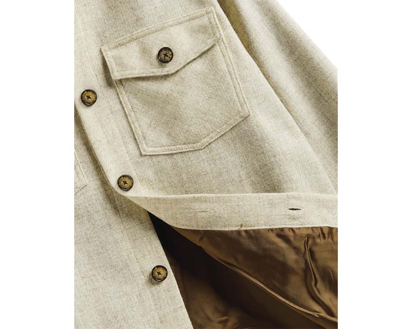 Portuguese Flannel Wool Field Overshirt AW25.082