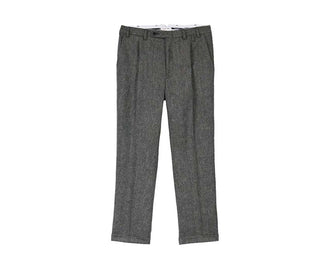 Portuguese Flannel Wool Herringbone Trousers AW25.043