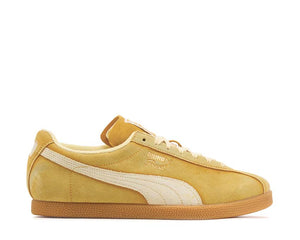 Puma Brasil NeverWorn V Archive Gold Creamy Vanilla — sneaker femme football or crème