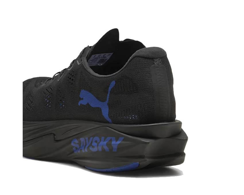 Puma Deviate Nitro Elite 4 Saysky "Flat Dark Gray-Vivid Blue" - détail