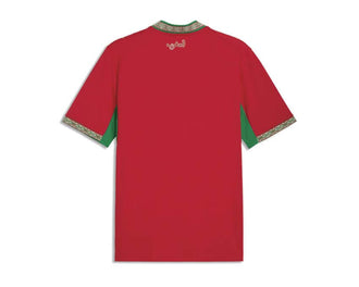 Puma FRMF Home Jersey dos — dos maillot domicile Maroc rouge Puma
