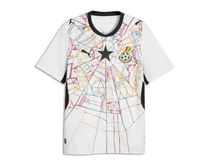 Puma Ghana GFA Home Jersey Replica — maillot domicile Ghana blanc Puma football