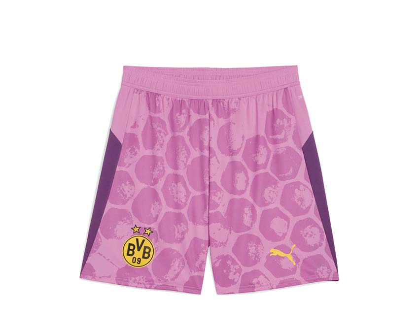 Puma KidSuper BVB Shorts Replica Mauve Pop-Faster Yellow 783109-04 