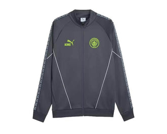 Puma MCFC KING Anthem Jacket Gris — veste anthem Man City gris galactique Puma