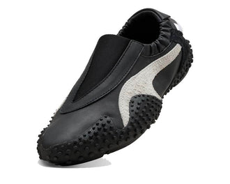 Puma Mostro Move W Noir vue latérale — cuir noir Mostro Move femme