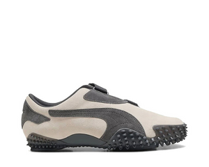 Puma Mostro Suede Gray — sneaker unisexe daim gris plateforme chunky