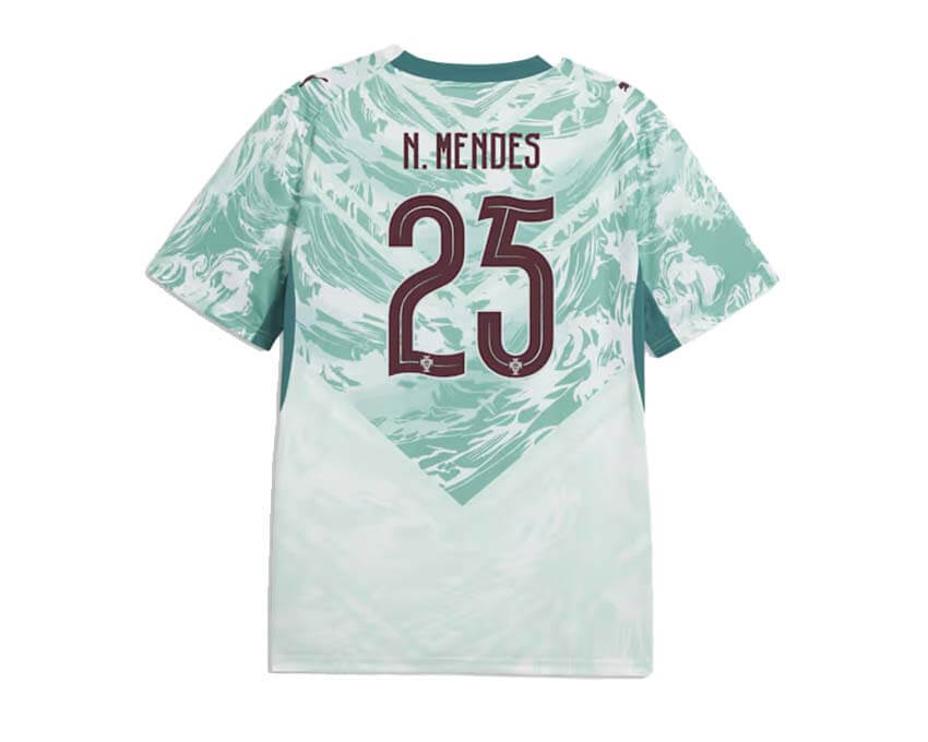 Puma Portugal Away Jersey Vert dos — dos maillot extérieur Portugal vert Puma