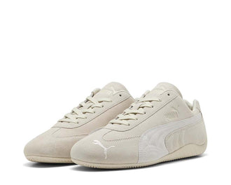 Puma Speedcat OG White vue latérale — cuir blanc racing épuré
