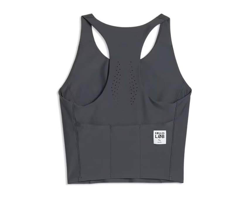 Puma x Saysky Crop Top W Strong Gray - vue arrière