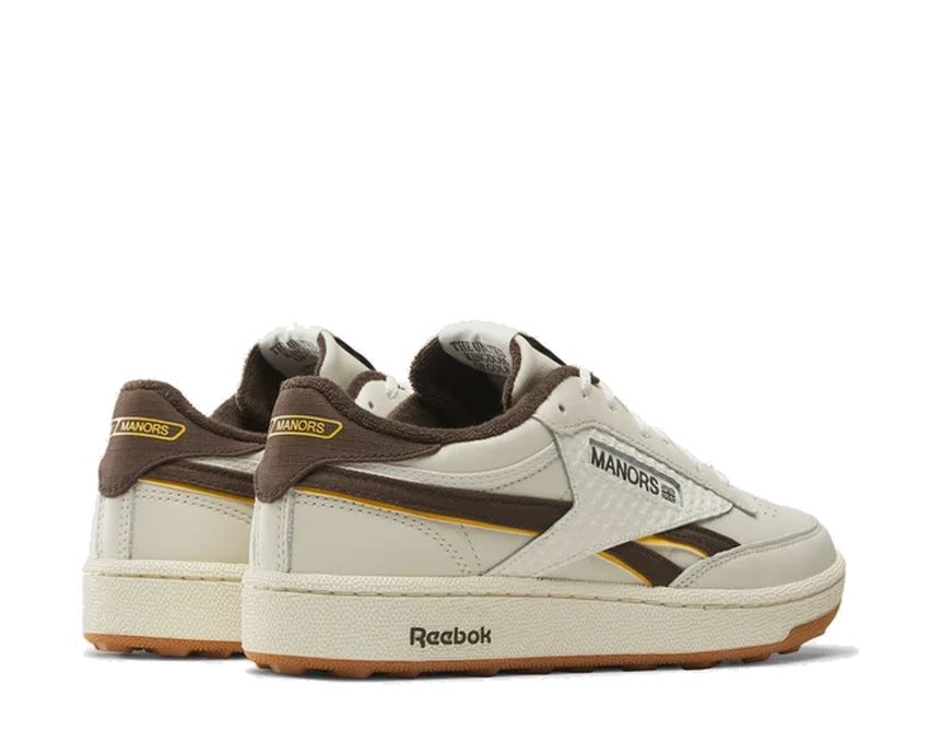 Reebok Manors Club C Golf Revenge "Vintage Chalk/Espresso" - chaussures de golf unisexe - vue 3