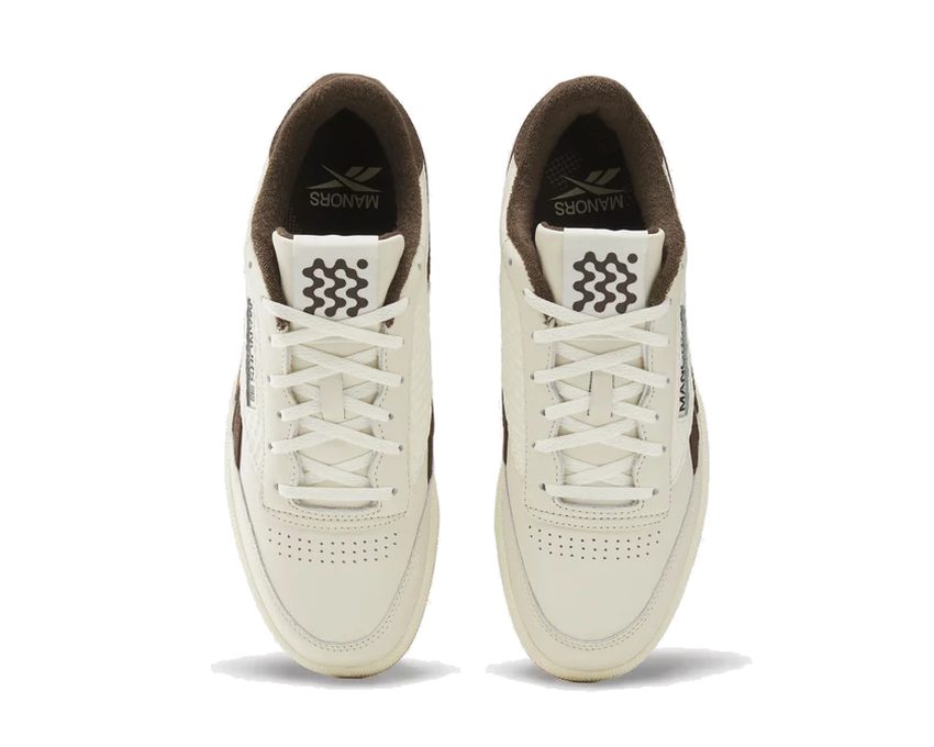 Reebok Manors Club C Golf Revenge "Vintage Chalk/Espresso" - chaussures de golf unisexe - vue 4
